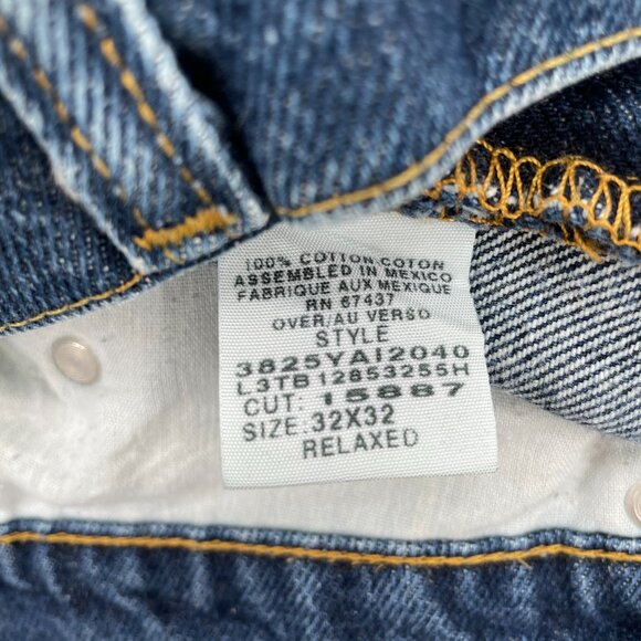 Vintage Ralph Lauren High Rise Straight Leg Denim Jeans | Size 32 X 32 - Picture 10 of 16